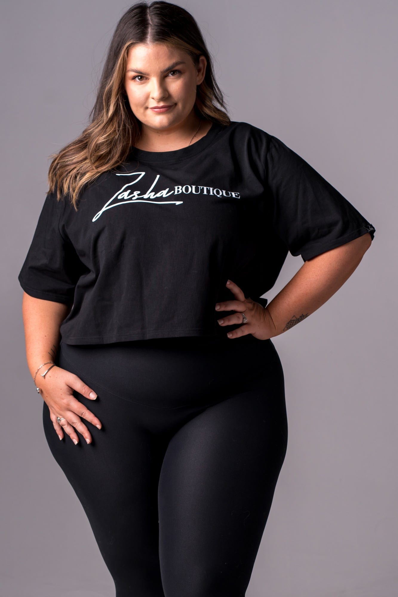 Zena - Zasha Oversized Cropped T-Shirt CROPPED TSHIRT