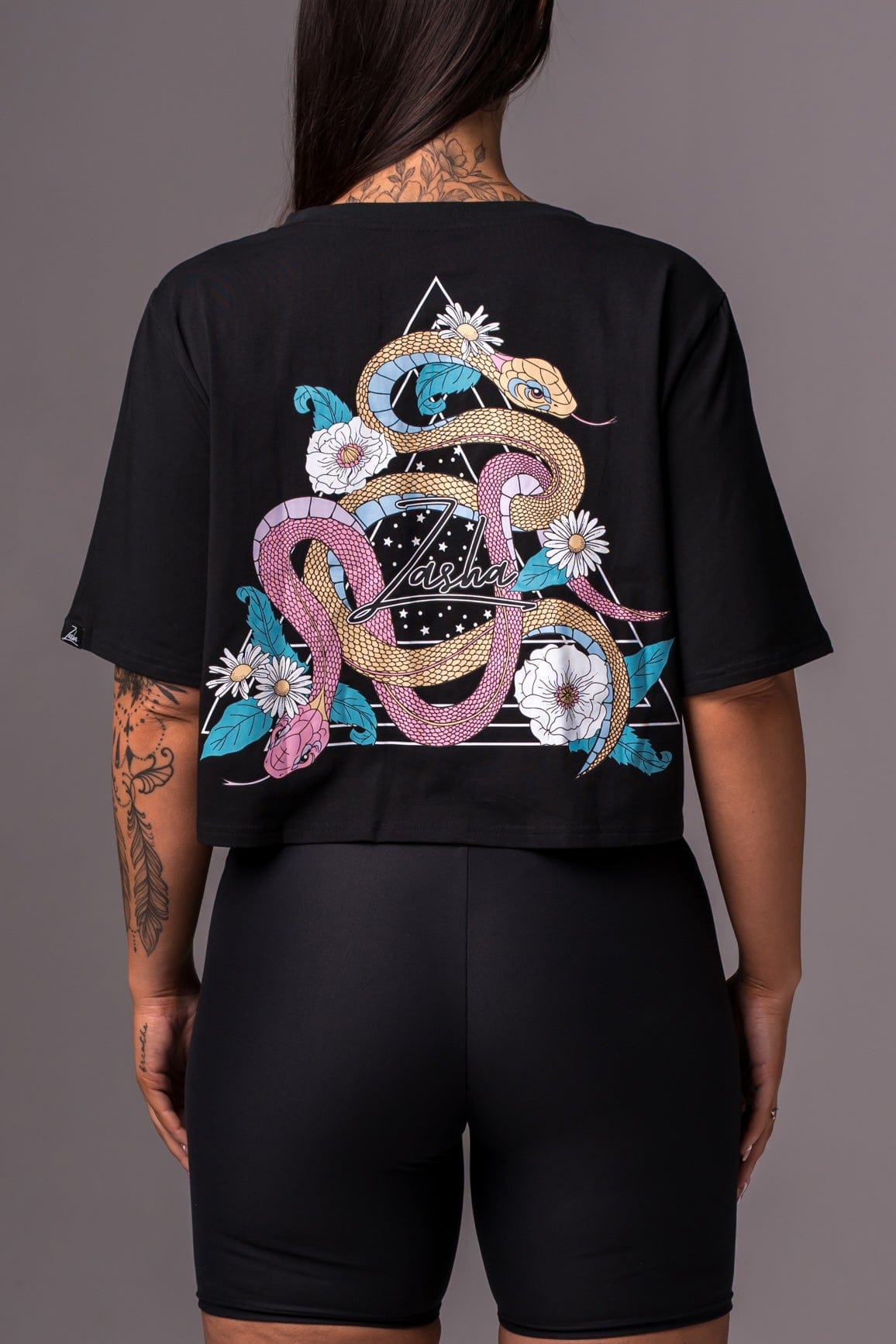 Zena - Zasha Oversized Cropped T-Shirt CROPPED TSHIRT