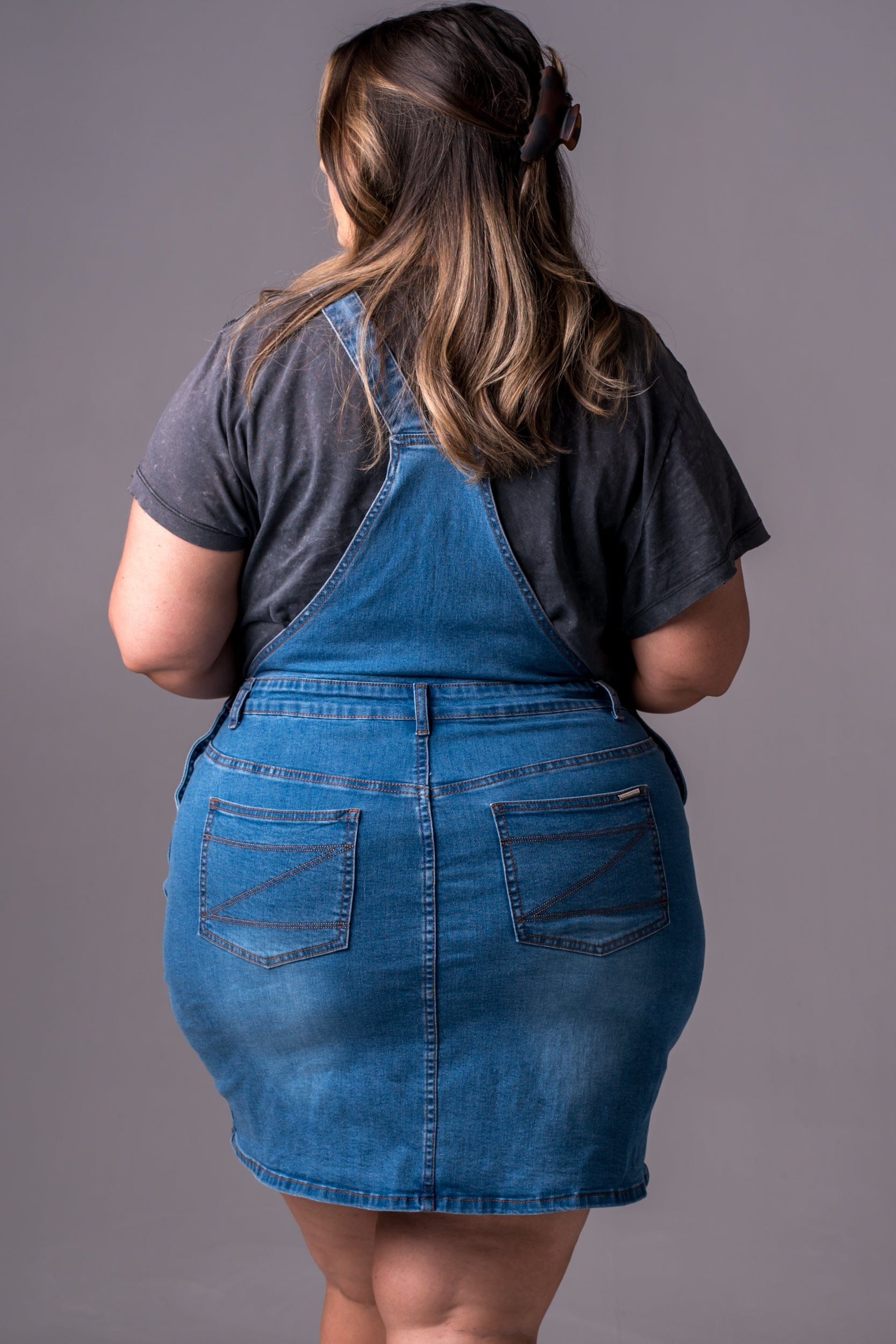 Classic Denim Overall Dress - Mini OVERALL