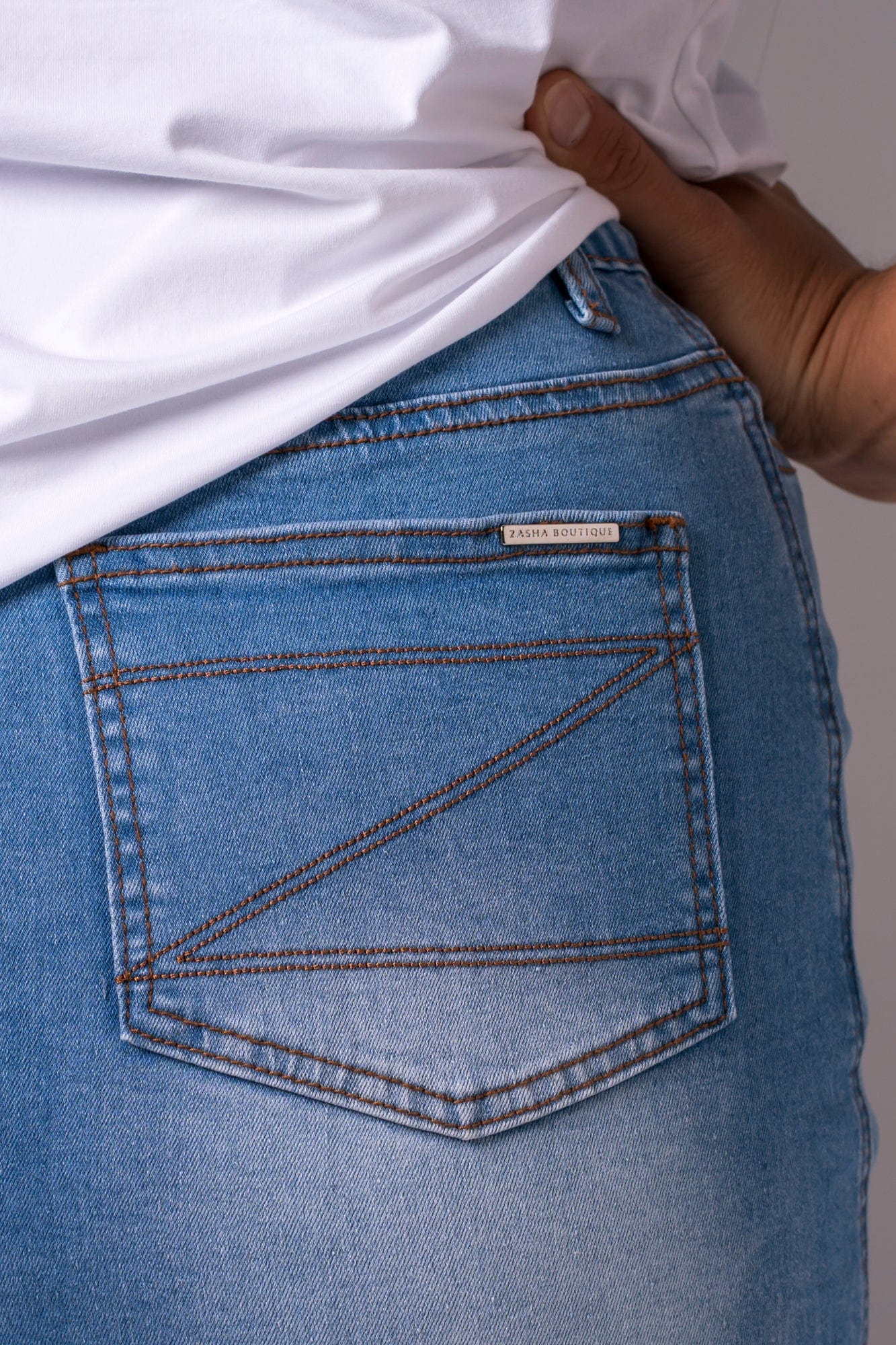 Light Denim Skirt - Mini SKIRT