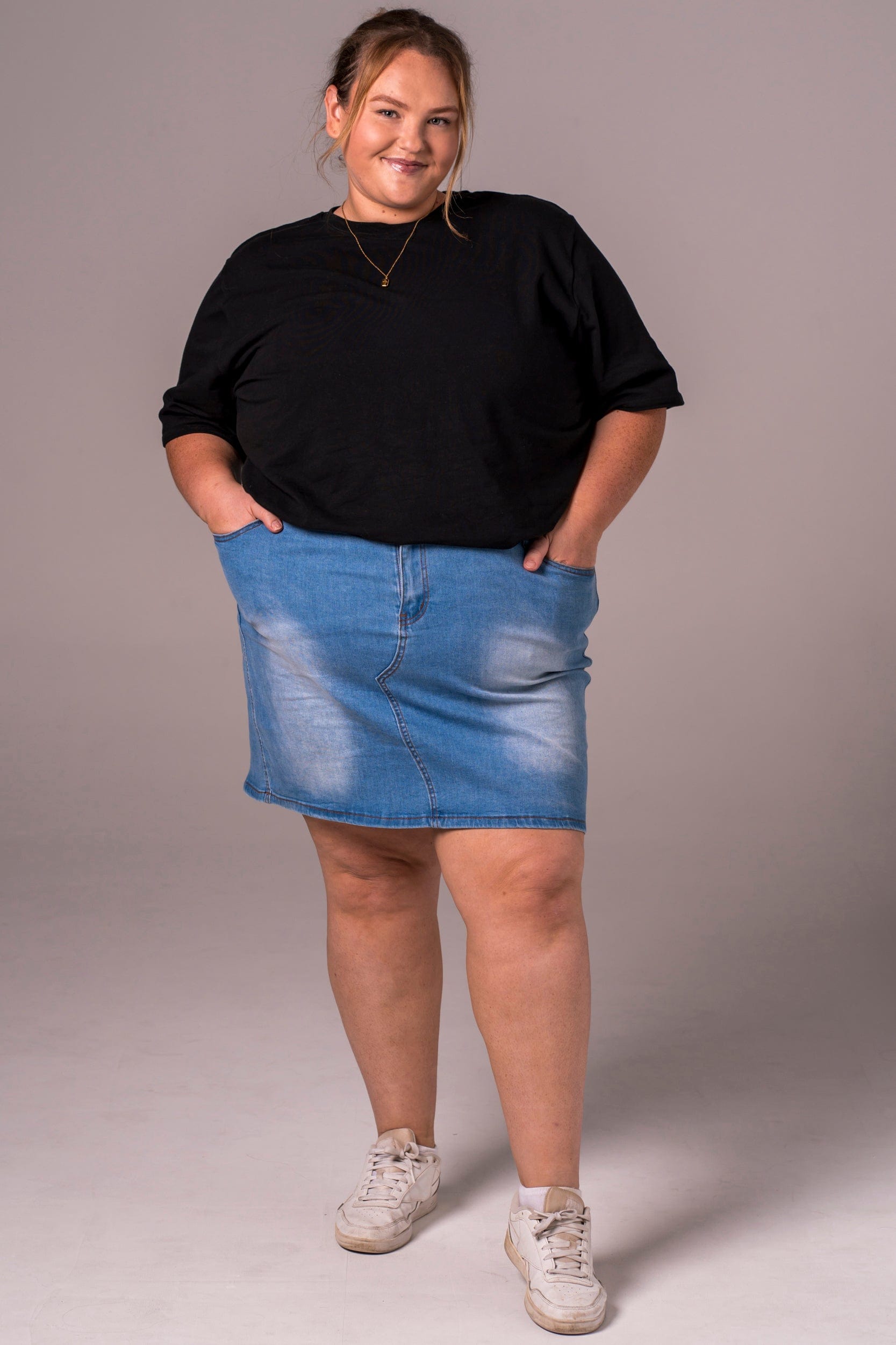 Light Denim Skirt - Mini SKIRT