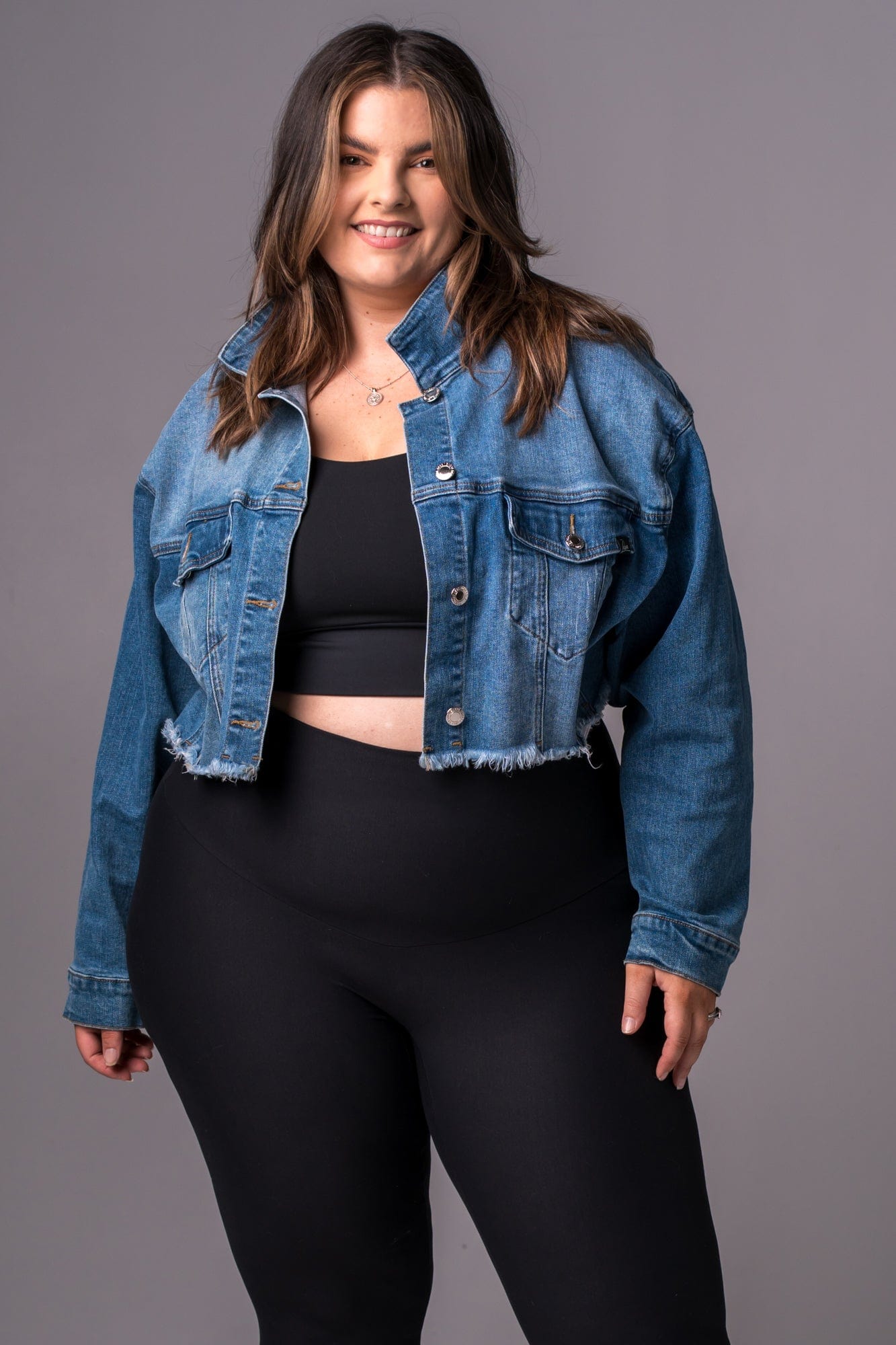 Zena - Oversized Cropped Jacket CROPPED JACKET
