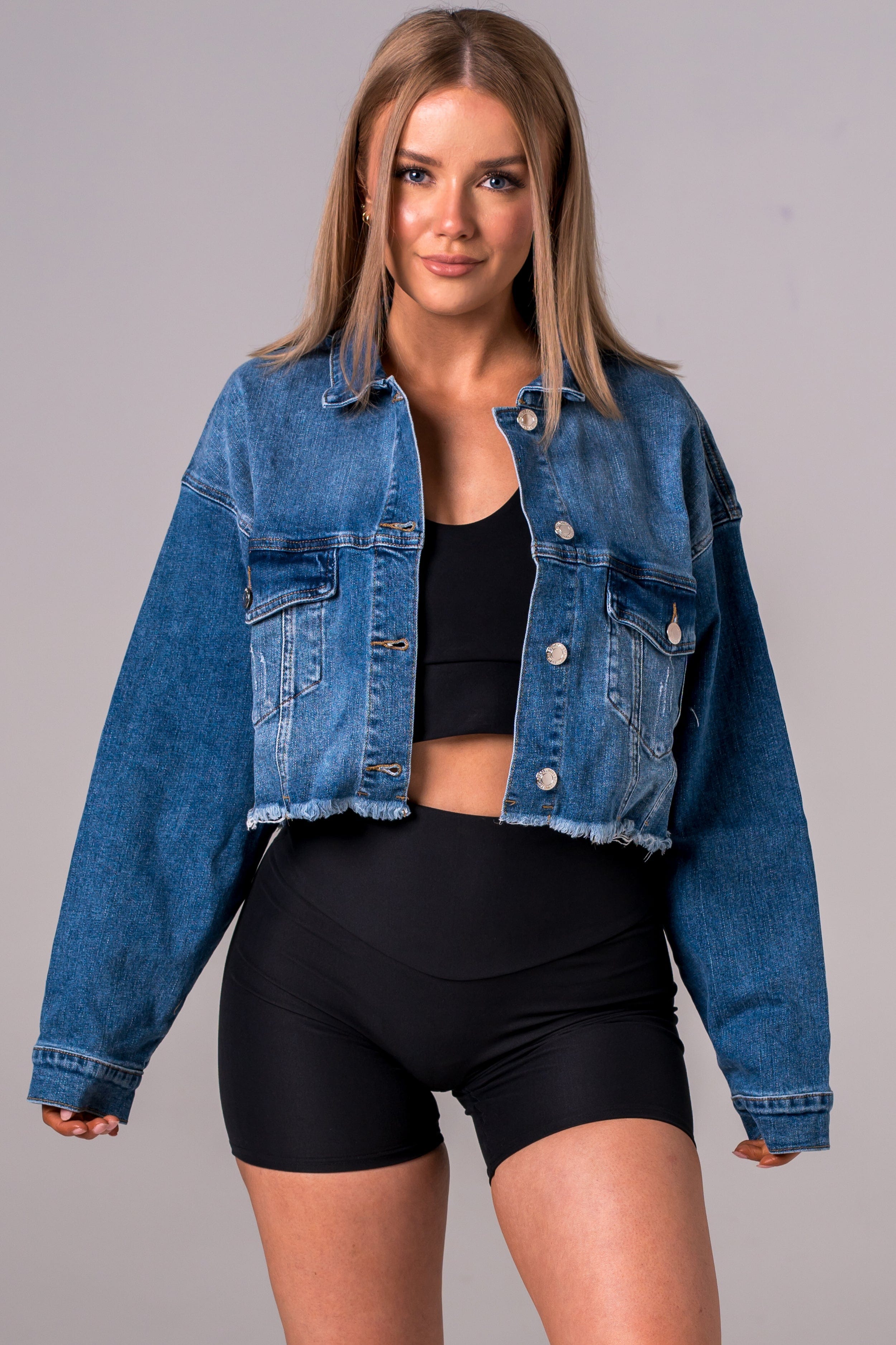 Zena - Oversized Cropped Jacket CROPPED JACKET