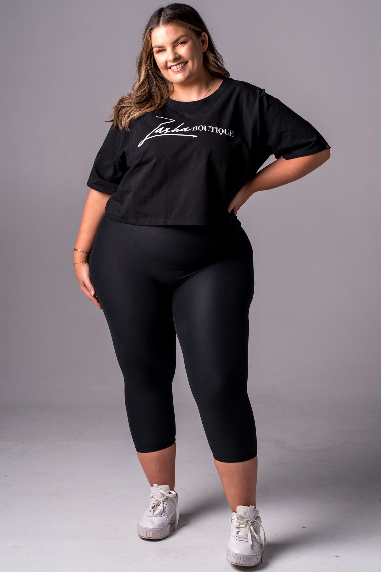 Zena - Zasha Oversized Cropped T-Shirt CROPPED TSHIRT